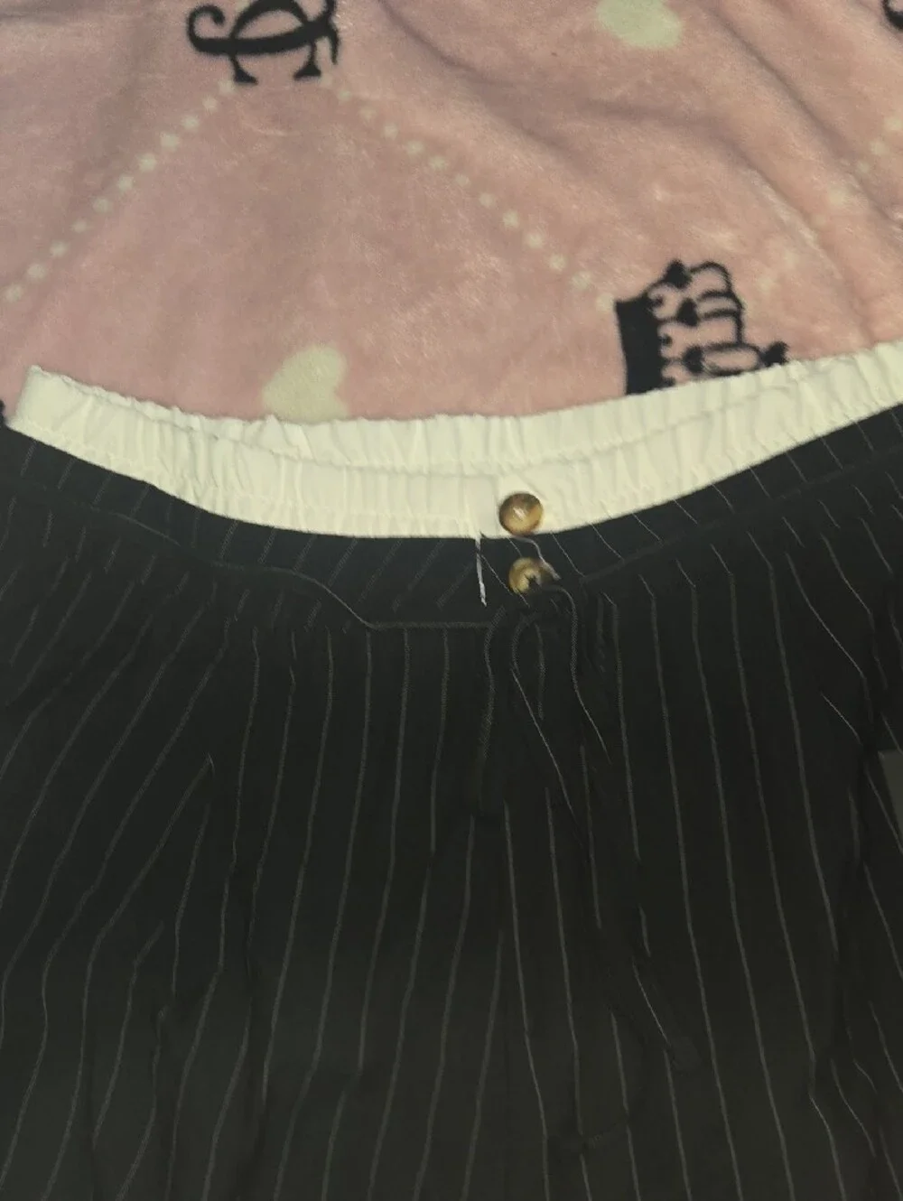 Black Pinstripe Two-Piece suit